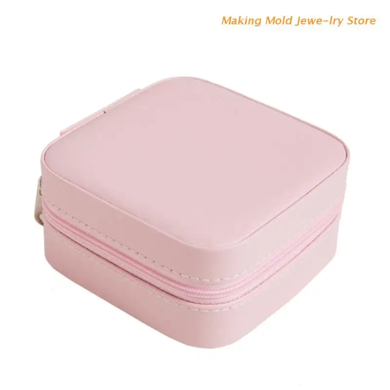 R2LE Waterproof Jewelry Box Ear Studs Lipstick Rings Storage