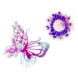 2 Pcs Sunflower Butterfly Wall Ornament Silicone Mold
