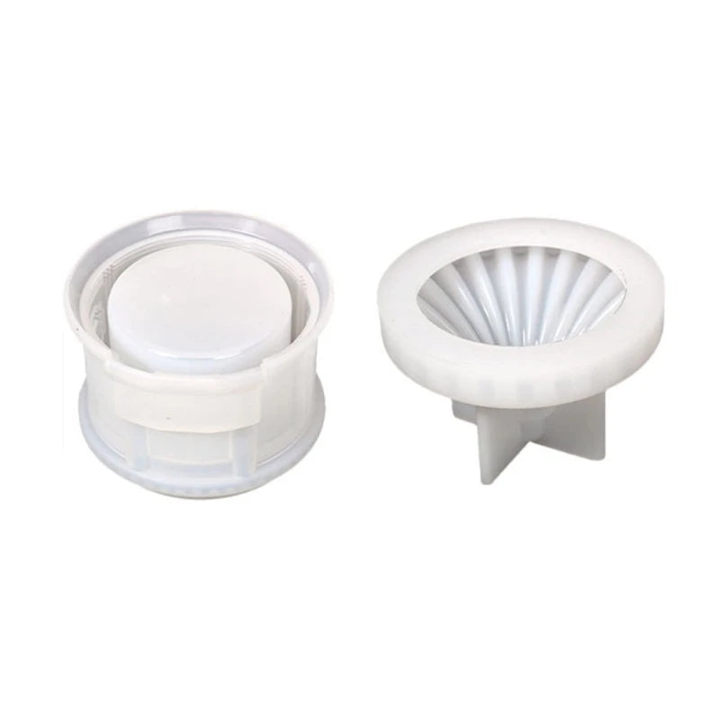 2Pcs Crystal Storage Box Molds Silicone Epoxy Resin Mold with Lid