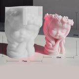Concrete Flower Pot Mold Succulent Planter Desktop Ornaments Resin Mold