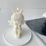 Baby Girl Candle Silicone Moulds DIY Angel Candle Epoxy Resin Mold