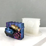 3D Book Silicone Mold for Candle Making,Plaster Mold
