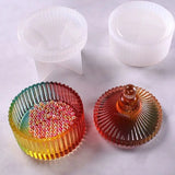 R3MC 4 Pieces Crystal Epoxy Resin Mold for Jewelry Storage Box Crafts