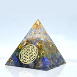 R3MC 40x Flower of Life Stickers Self Adhesive Geometry Orgone Pyramid Stickers