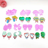 R3MC Earring Resin Molds Jewelry Casting DIY Craft 7pcs/set