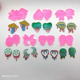 R3MC Earring Resin Molds Jewelry Casting DIY Craft 7pcs/set