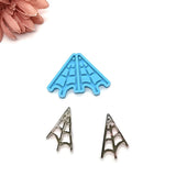 9 Pcs Ghost Spider Web Skull Earring Molds