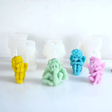 R3MC Angel Candle Mold, Boy Wing Silicone Mold for Candle Making