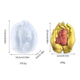 R3MC Baby-in Hand Silicone Mold for Epoxy Casting
