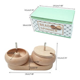 R3MC Bead Spinner Bowl Set with Big Eye Beading Needle Waist Bead