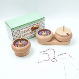 R3MC Bead Spinner Bowl Set with Big Eye Beading Needle Waist Bead