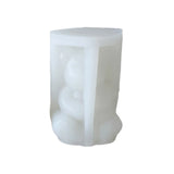 Bear Candle Making Molds,3D Bear Ornament Mold,Parent-Child Bear Epoxy Mold