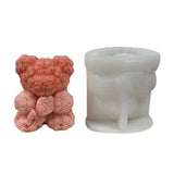 Bear Silicone Soap Candle Chocolate Mold DIY Mould