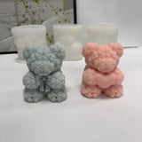 Bear Silicone Soap Candle Chocolate Mold DIY Mould