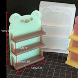 Bear Shelf Silicone Molds Display Tray Mold Epoxy Resin Mold