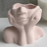 Cheek Support Face Pot Silicone Mold for Epoxy Resin Casting