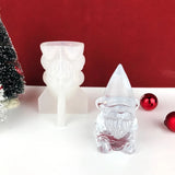 Christmas Resin Mold Santa Claus Crystal Epoxy Casting Home Decor