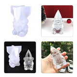 Christmas Resin Mold Santa Claus Crystal Epoxy Casting Home Decor