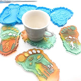 R3MC Coaster Moulds Silicone Resin Casting Mold
