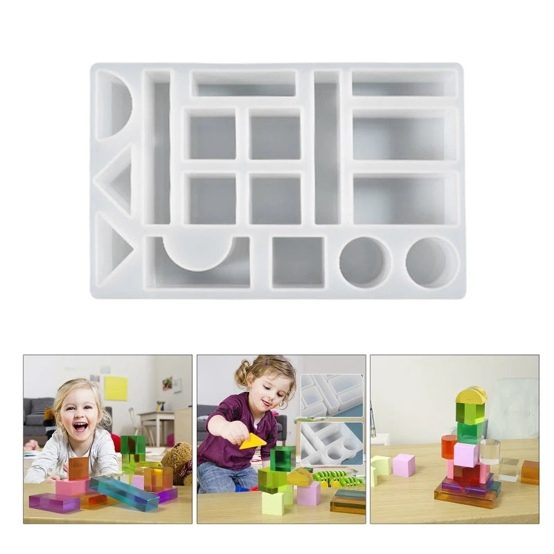 R3MC Crystal Glue Resin Gypsum Aromatherapy Silicone Mold