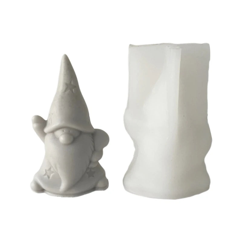 Christmas Santa Candle Mold for Party Decor