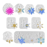 R3MC Christmas Snowflake Keychain Silicone Mold for Jewelry Crafting