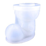 Christmas Boots Shape Silicone Storage Box Moulds for Hand Making
