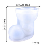 Christmas Boots Shape Silicone Storage Box Moulds for Hand Making