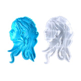 Dragon-Girl Silicone Resin Mold for Wall Decor