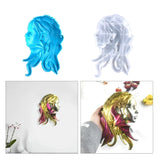 Dragon-Girl Silicone Resin Mold for Wall Decor