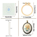 R3MC Embroidery Pendant Kit 4-Pack DIY Jewelry Cross Stitch