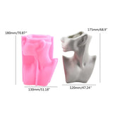European-style Half-body Vase Silicone Mold Succulent Resin Tool