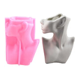 European-style Half-body Vase Silicone Mold Succulent Resin Tool