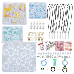R3MC Jewelry DIY Making Accessory Earrings Necklace Pendants Casting Mould