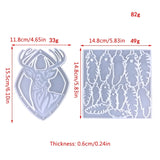 Feather Deer Wall Hanging Wind Chime Silicone Epoxy Resin Mould DIY Pendant