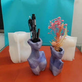 Silicone DIY Body Shape Planter Mold for Succulents