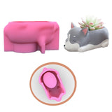 DIY Flowerpot Pen Holder Mold Trinkets Storage Box Tool Home Decor