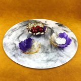 Large Round Crystal Epoxy River Table Mold for Home Decor