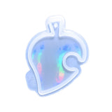 Heart Shape Light and Shadow Ornaments Silicone Epoxy Keychain Mold
