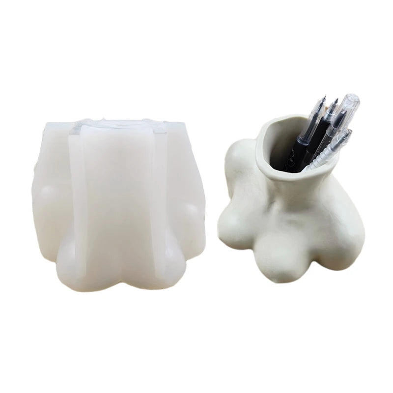 R3MC Human Body Resin Silicone Mold DIY Resin Moulds Flower Pots Pen Holder Mold