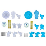 Little Elephant Wall Hanging Chime Silicone Mold for Valentine Gift