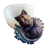 3D Fox Candle Moulds Silicone Resin Mold DIY Soap Mold