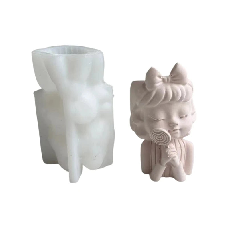 R3MC Makeup Brush Holder and Flower Pot Mold Organizer