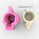 R3MC Makeup Brush Holder Organizer Mold Flower Planter Pot Molds