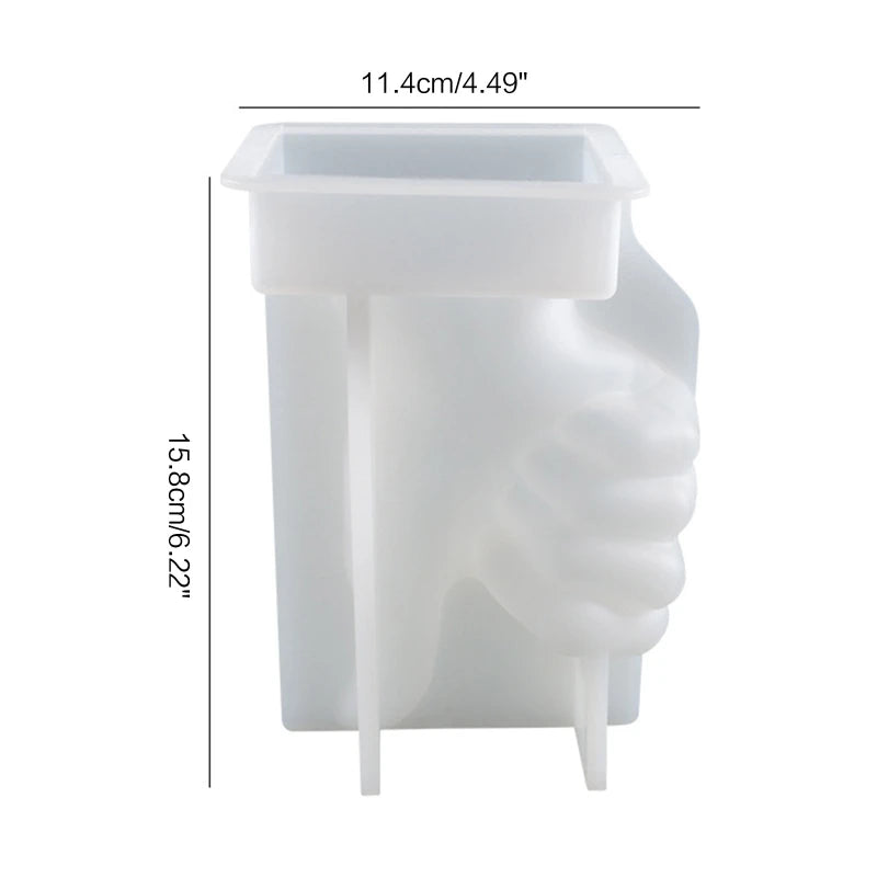 Thumb Gesture Candle Silicone Mold DIY Craft