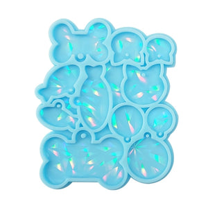 Pet Shape Tags Light and Shadow Ornaments Keychain Molds