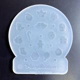 R3MC Quicksand Shaker Filler Epoxy Resin Mold Silicone Mould DIY Tools