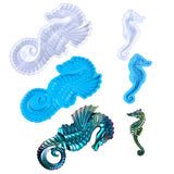 Seahorse Shaped Silicone Resin Mold for Room Decor