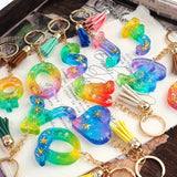 Fancy Alphabet Resin Mold Kit with Drill Tassel - Reversed Silicone Letter Decor