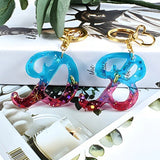 Fancy Alphabet Resin Mold Kit with Drill Tassel - Reversed Silicone Letter Decor